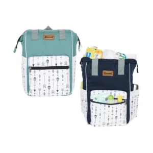 Snobby Tas Bayi Ransel Flechi Saku Print