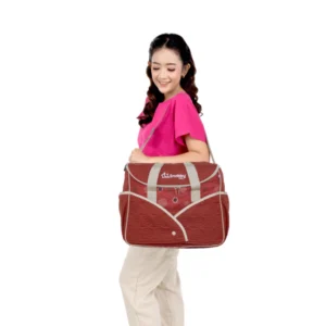 Snobby Tas Bayi Besar + Saku Print Belva Series