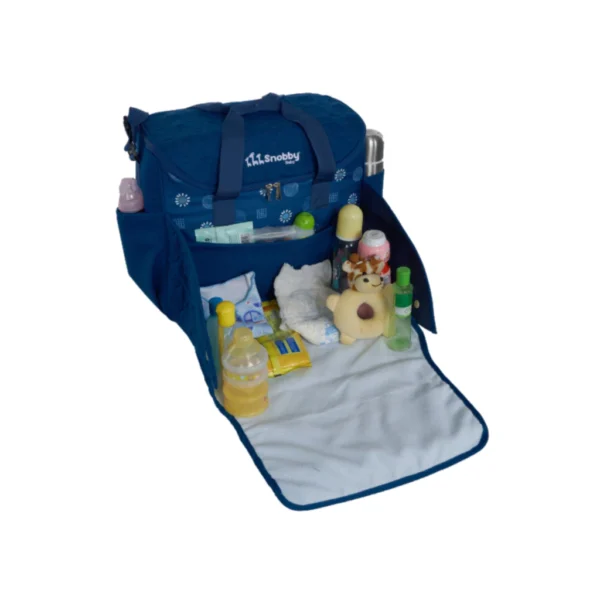Snobby Tas Bayi Besar + Saku Print Belva Series - Image 2
